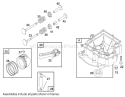 Piston Assembly Briggs and Stratton 284707-1148-E1 Diagram and Parts List for 71199 220000001-220999999 - 2002 Toro Lawn Tractor