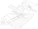 Frame & Body Assembly Diagram and Parts List for 71199 9900001-9999999 - 1999 Toro Lawn Tractor