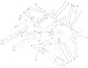 Height Of Cut Components Assembly Diagram and Parts List for 71199 9900001-9999999 - 1999 Toro Lawn Tractor