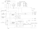 Wire Schematic Diagram and Parts List for 71199 9900001-9999999 - 1999 Toro Lawn Tractor