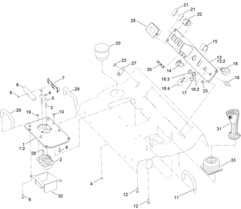 Part Location Diagram of 138-4729 Toro Plate-Controls, Traction