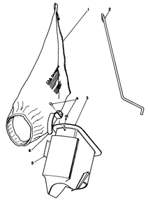 Bagging Kit No. 47-6510 Diagram and Parts List for 22580 0000001 - 0999999 Toro Lawn Mower