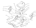 Seat Assembly Diagram and Parts List for 71182 4900001-4999999 - 1994 Toro Lawn Tractor