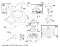 Engine Briggs & Stratton Model 282707-0119-01 Diagram and Parts List for 71200 5900001-5910000 - 1995 Toro Lawn Tractor