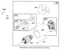 Page F Diagram and Parts List for 71200 5900001-5910000 - 1995 Toro Lawn Tractor