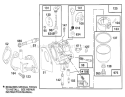 Page O Diagram and Parts List for 71182 5910001-5999999 - 1995 Toro Lawn Tractor