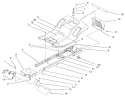 Frame Assembly Diagram and Parts List for 71188 6900001-6999999 - 1996 Toro Lawn Tractor