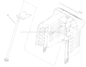 Steering Shaft Assembly Diagram and Parts List for 71201 7900001-7999999 - 1997 Toro Lawn Tractor