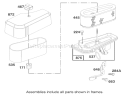Page N Diagram and Parts List for 71201 8900001-8999999 - 1998 Toro Lawn Tractor