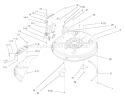 Part Location Diagram of 88-9990 Toro Cover-32" (W/Kicker)