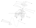 Steering Assembly Diagram and Parts List for 71201 8900001-8999999 - 1998 Toro Lawn Tractor