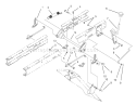 Height Of Cut Assembly Diagram and Parts List for 71202 3900001-3999999 - 1993 Toro Lawn Tractor