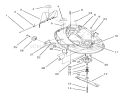 Housing & Spindle Assembly (38" Cutting Unit) (model No. 71202 Only) Diagram and Parts List for 71202 3900001-3999999 - 1993 Toro Lawn Tractor