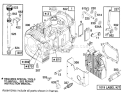 Engine Briggs & Stratton Model 283707-0156-01 Diagram and Parts List for 71202 3900001-3999999 - 1993 Toro Lawn Tractor