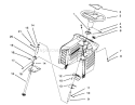Steering Assembly Diagram and Parts List for 71202 4900001-4999999 - 1994 Toro Lawn Tractor