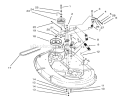Brake Assembly (38" Cutting Unit) Diagram and Parts List for 71202 5900001-5999999 - 1995 Toro Lawn Tractor