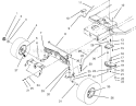 Front Axle Assembly Diagram and Parts List for 71202 5900001-5999999 - 1995 Toro Lawn Tractor