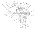 Housing & Spindle Assembly (38" Cutting Unit) Diagram and Parts List for 71202 5900001-5999999 - 1995 Toro Lawn Tractor