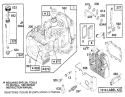 Engine Briggs & Stratton Model 286707-0453-01 Diagram and Parts List for 71202 5900001-5999999 - 1995 Toro Lawn Tractor