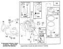 Page H Diagram and Parts List for 71202 5900001-5999999 - 1995 Toro Lawn Tractor