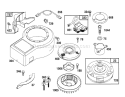 Page K Diagram and Parts List for 71181 3900001-3999999 - 1993 Toro Lawn Tractor