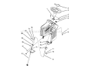 Steering Assembly Diagram and Parts List for 71181 3900001-3999999 - 1993 Toro Lawn Tractor
