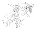 Engine Assembly Diagram and Parts List for 71181 3900001-3999999 - 1993 Toro Lawn Tractor