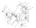 Front Axle Assembly Diagram and Parts List for 71205 59000001-59999999 - 1995 Toro Lawn Tractor