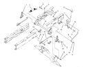Height Of Cut Assembly Diagram and Parts List for 71205 59000001-59999999 - 1995 Toro Lawn Tractor