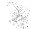 Shift Assembly Diagram and Parts List for 71205 59000001-59999999 - 1995 Toro Lawn Tractor