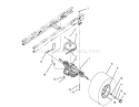 Transaxle Assembly Diagram and Parts List for 71205 59000001-59999999 - 1995 Toro Lawn Tractor