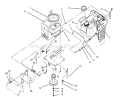 Engine Assembly Diagram and Parts List for 71205 59000001-59999999 - 1995 Toro Lawn Tractor