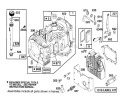 Engine Briggs & Stratton Model 28m707-0122-01 Diagram and Parts List for 71205 59000001-59999999 - 1995 Toro Lawn Tractor