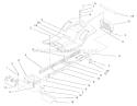 Frame Assembly Diagram and Parts List for 71205 6900001-6999999 - 1996 Toro Lawn Tractor
