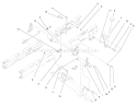 Height Of Cut Assembly Diagram and Parts List for 71205 6900001-6999999 - 1996 Toro Lawn Tractor
