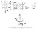 Page H Diagram and Parts List for 71205 6900001-6999999 - 1996 Toro Lawn Tractor