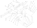 Height Of Cut Assembly Diagram and Parts List for 71185 8900001-8999999 - 1998 Toro Lawn Tractor