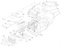 Electrical Assembly Diagram and Parts List for 71185 8900001-8999999 - 1998 Toro Lawn Tractor