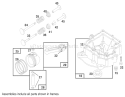 Part Location Diagram of 497521 Toro Piston Assembly. (.030