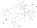Clutch Assembly Diagram and Parts List for 71208 7900001-7999999 - 1997 Toro Lawn Tractor