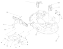 Suspension Assembly (38" Cutting Unit) Diagram and Parts List for 71208 7900001-7999999 - 1997 Toro Lawn Tractor