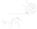 Engine Assembly Diagram and Parts List for 71208 7900001-7999999 - 1997 Toro Lawn Tractor