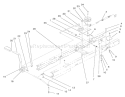 Clutch Assembly Diagram and Parts List for 71185 8900001-8999999 - 1998 Toro Lawn Tractor