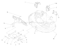 Suspension Assembly (38" Cutting Unit) Diagram and Parts List for 71208 8900001-8999999 - 1998 Toro Lawn Tractor