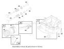 Page H Diagram and Parts List for 71208 8900001-8999999 - 1998 Toro Lawn Tractor