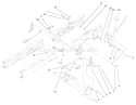 Height Of Cut Components Assembly Diagram and Parts List for 71209 200000001-200999999 - 2000 Toro Lawn Tractor