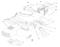 Hood & Tower Assembly Diagram and Parts List for 71209 200000001-200999999 - 2000 Toro Lawn Tractor