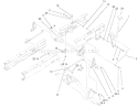 Height Of Cut Components Assembly Diagram and Parts List for 71209 210000001-210999999 - 2001 Toro Lawn Tractor