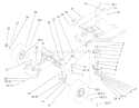Part Location Diagram of 99-6828 Toro Rim Asm-Welded