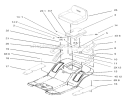 Rear Body and Seat Assembly Diagram and Parts List for 71209 230000001-230999999 - 2003 Toro Lawn Tractor